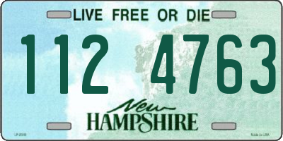 NH license plate 1124763