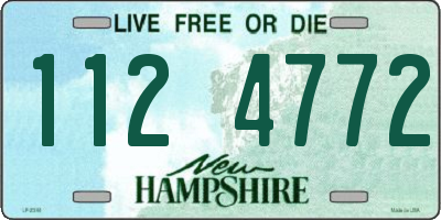 NH license plate 1124772