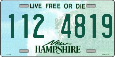 NH license plate 1124819