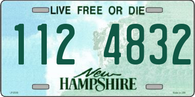 NH license plate 1124832