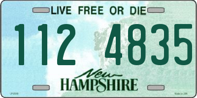 NH license plate 1124835