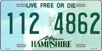 NH license plate 1124862