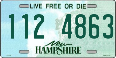 NH license plate 1124863