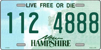 NH license plate 1124888
