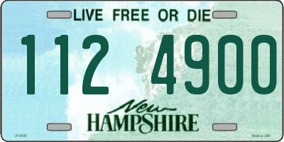 NH license plate 1124900