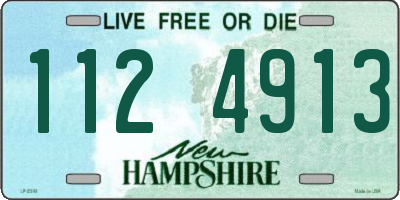 NH license plate 1124913