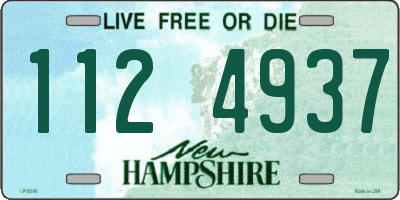 NH license plate 1124937