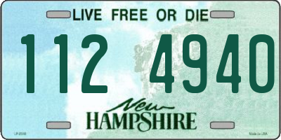NH license plate 1124940