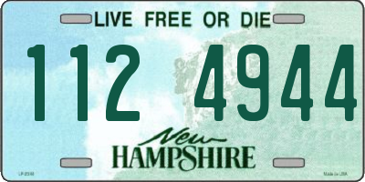 NH license plate 1124944