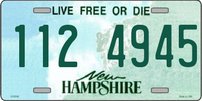 NH license plate 1124945