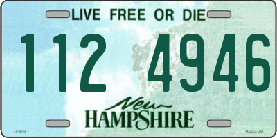 NH license plate 1124946