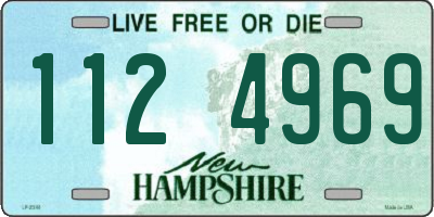 NH license plate 1124969