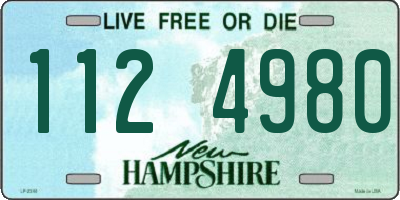 NH license plate 1124980