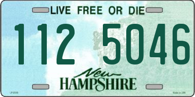 NH license plate 1125046