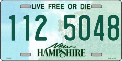 NH license plate 1125048