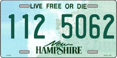 NH license plate 1125062