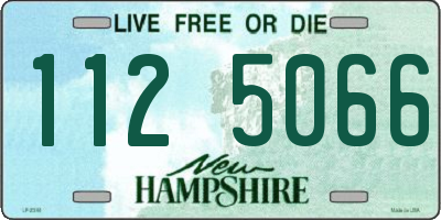 NH license plate 1125066