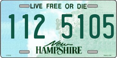 NH license plate 1125105