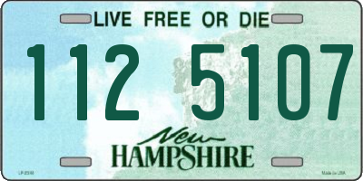 NH license plate 1125107