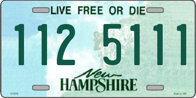 NH license plate 1125111