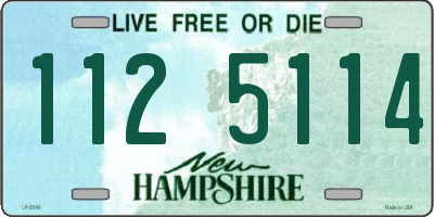 NH license plate 1125114