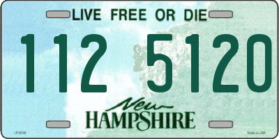 NH license plate 1125120