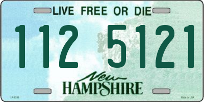 NH license plate 1125121