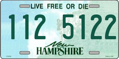 NH license plate 1125122