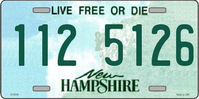 NH license plate 1125126