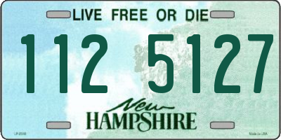 NH license plate 1125127