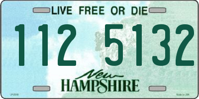 NH license plate 1125132