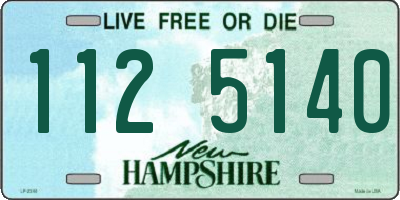 NH license plate 1125140