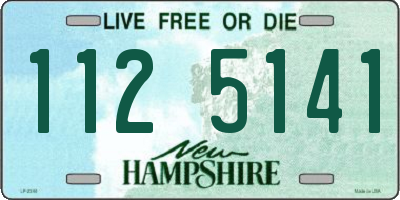 NH license plate 1125141
