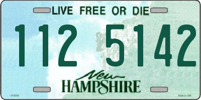 NH license plate 1125142