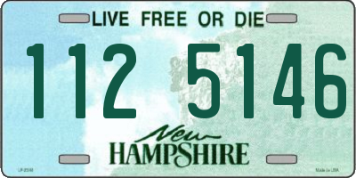 NH license plate 1125146