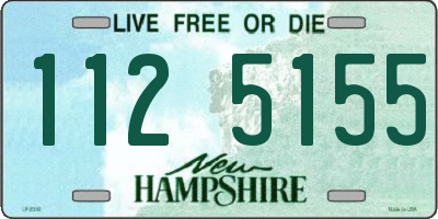 NH license plate 1125155