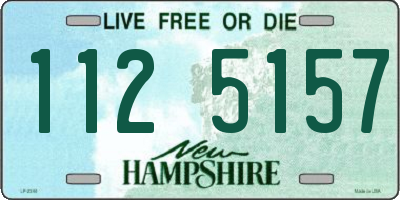 NH license plate 1125157