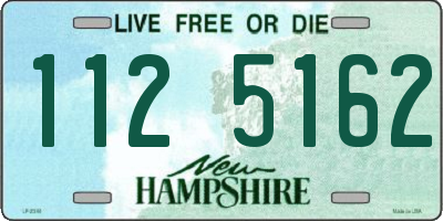 NH license plate 1125162