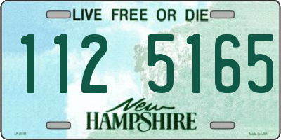 NH license plate 1125165