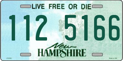 NH license plate 1125166