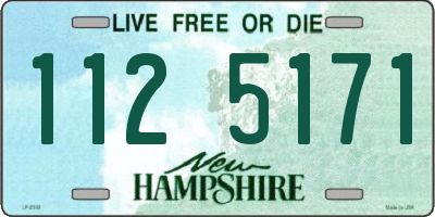 NH license plate 1125171