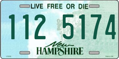 NH license plate 1125174