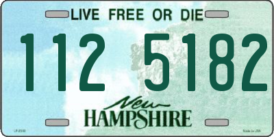 NH license plate 1125182