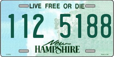 NH license plate 1125188