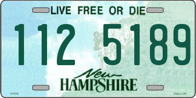 NH license plate 1125189