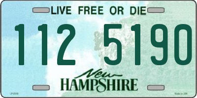 NH license plate 1125190