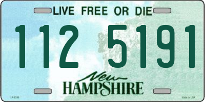 NH license plate 1125191