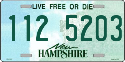 NH license plate 1125203