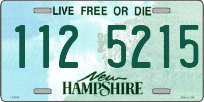 NH license plate 1125215