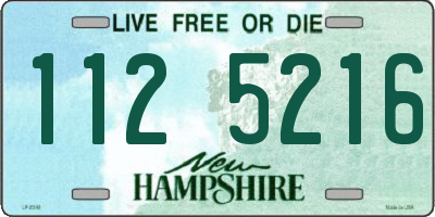 NH license plate 1125216